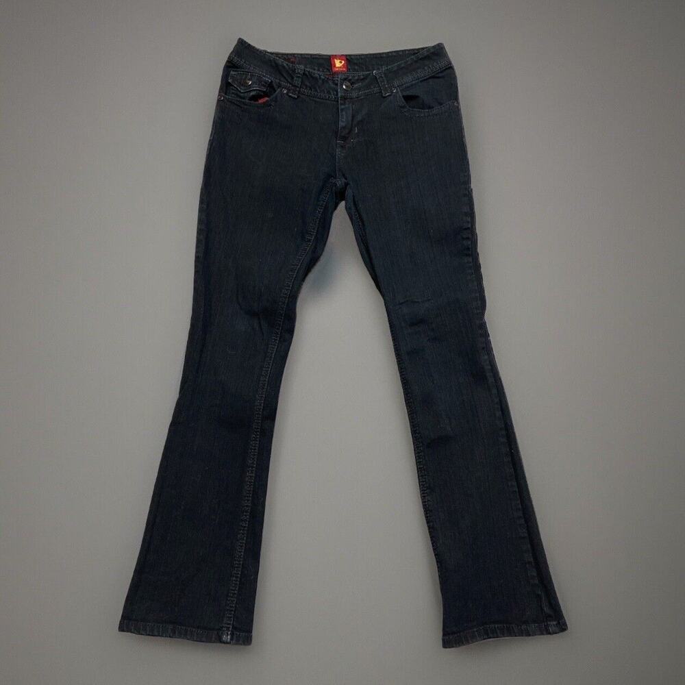 Vintage Sasson Ooh La La Flared Jeans Women's Size 6 Black‎ Denim